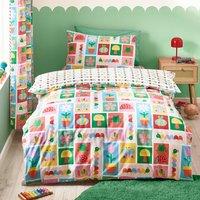 Catherine Lansfield Curious Caterpillar Polycotton Duvet Cover & Pillowcase Set