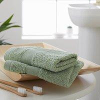 Set of 2 Catherine Lansfield Anti Bacterial Face Cloths