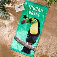 Catherine Lansfield Toucan Do It Beach Towel