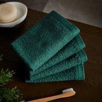 Set of 4 Catherine Lansfield Quick Dry Face Cloths