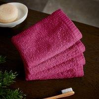 Set of 4 Catherine Lansfield Quick Dry Face Cloths