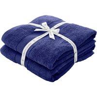 Set of 2 Catherine Lansfield Anti Bacterial Bath Sheets