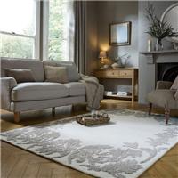 Churchgate Mowsley Floral Wool Border Rug
