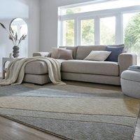 Wave Abstract Carved Rug