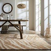 Zebra Patterned Jute Rug