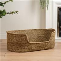 Seagrass Woven Pet Bed