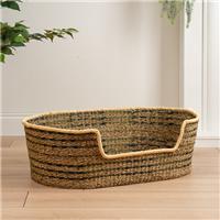 Check Woven Pet Bed