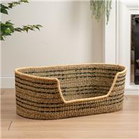Check Woven Pet Bed