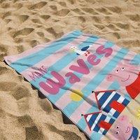 Peppa Pig Waves Cotton Beach Towel