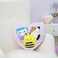 Squishmallows Flash Reversible Heart Shaped Cushion