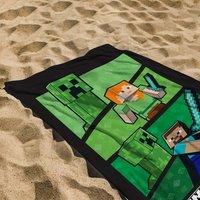 Minecraft Plater Cotton Beach Towel