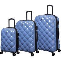 IT Luggage Set of 3 St Tropez Hard Shell Suitcases