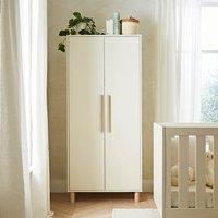 CuddleCo Harper 2 Door Wardrobe, Cream
