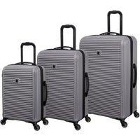 IT Luggage Set of 3 Shutter Hard Shell Suitcases