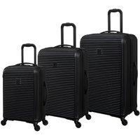 IT Luggage Set of 3 Shutter Hard Shell Suitcases