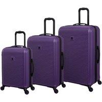 IT Luggage Set of 3 Shutter Hard Shell Suitcases