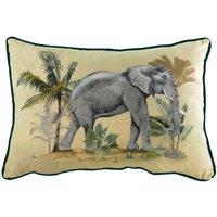 Evans Lichfield Kibale Elephant Rectangle Cushion Cover