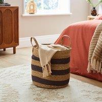 Striped Seagrass Basket
