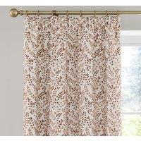 Shimla Embroidered Floral Pencil Pleat Curtains