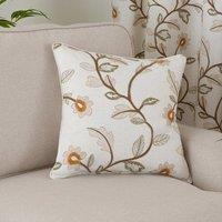 Brookland Couched Floral Square Cushion