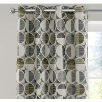 Cai Circle Jacquard Eyelet Curtains