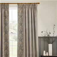 Morris & Co. Strawberry Thief Embroidered Pencil Pleat Curtains