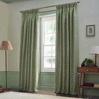 Morris & Co. Acorn Tonal Jacquard Pencil Pleat Curtains
