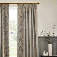 Morris & Co. Strawberry Thief Embroidered Pencil Pleat Curtains