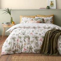 Catherine Lansfield Paradiso Palm Reversible Duvet Cover & Pillowcase Set