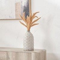 Kali Textured Dot Stoneware Vase