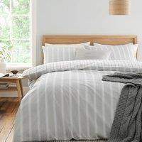 Bianca Ashford Stripe 100% Cotton Reversible Duvet Cover & Pillowcase Set