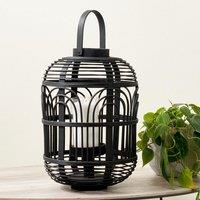 Bamboo and Glass Lantern