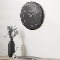 Dome Glass Wall Clock