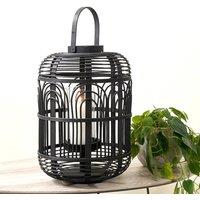 Bamboo and Glass Lantern