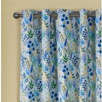 Catherine Lansfield Tilly Floral Reversible Eyelet Curtains