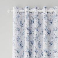 Catherine Lansfield Lucie Floral Reversible Eyelet Curtains