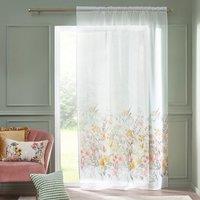 Catherine Lansfield Countryside Floral Slot Top Voile Panel