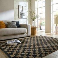 Jute Checkerboard Rug