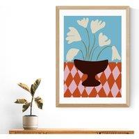 East End Prints Happy Blooming Print