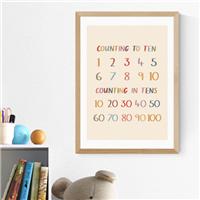 East End Prints Colourful Counting to Ten Print