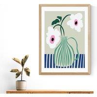 East End Prints Floral Pottery Delight Print