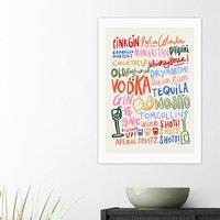 East End Prints Cocktails Print