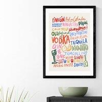 East End Prints Cocktails Print