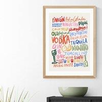East End Prints Cocktails Print