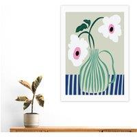 East End Prints Floral Pottery Delight Print