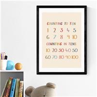 East End Prints Colourful Counting to Ten Print