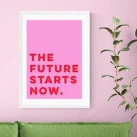 East End Prints The Future Starts Now Print