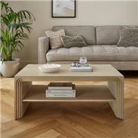 Romy Coffee Table, Whitewash Mango Wood