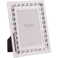 Hestia Silver Crystal Photo Frame