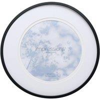Black Round Photo Frame